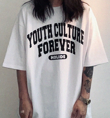 Youth Culture Logo Over T-shirts