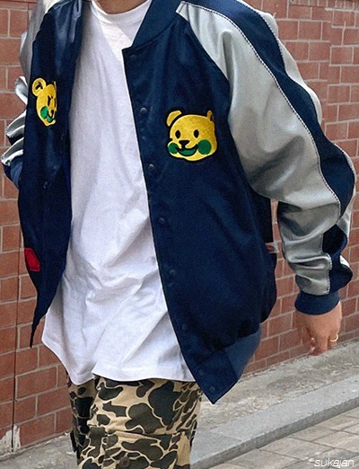 Parody Bear Brother Sukajan(Souvenir Jacket)