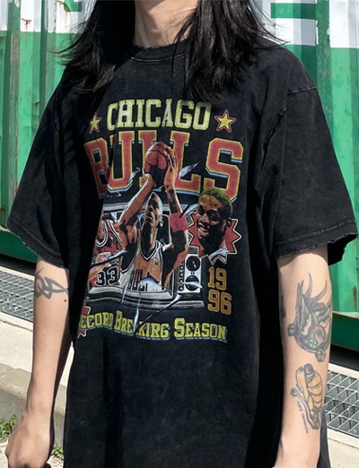 Dying Vintage Chicago Triple 1/2 Tee