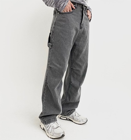 Grey Dart Carpenter Semi Jeans