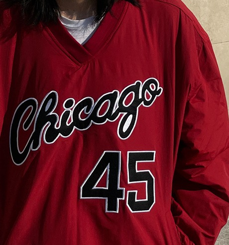 Chicago Padding Over Crew Sweater
