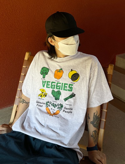 Veggie Boxy 1/2 T-shirt