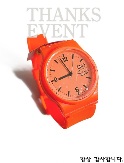 [감사이벤트] QnQ color plastic watch (8color)