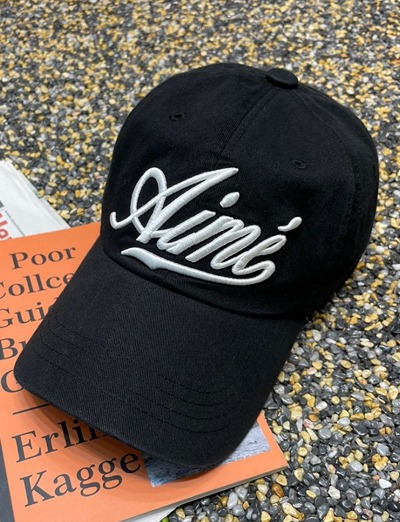 (3color/unisex) AIME Washed Ball Cap